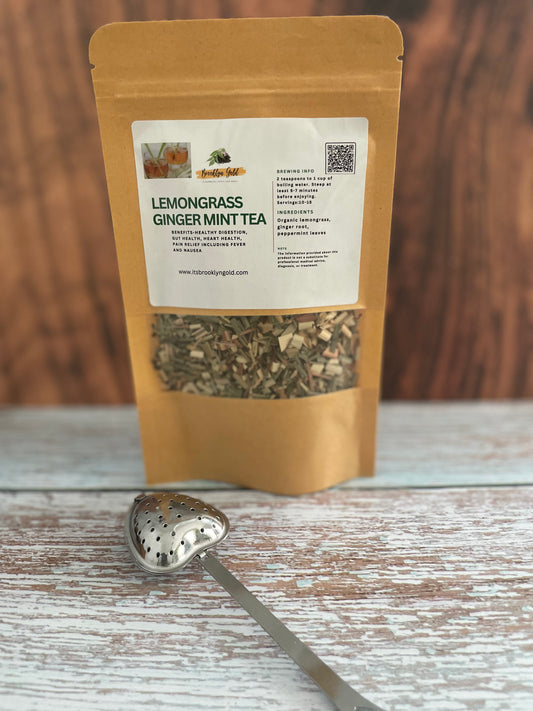 Organic Lemongrass Ginger Mint Tea